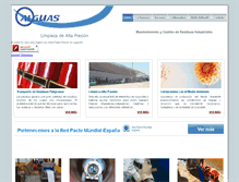 Tablet Screenshot of alguas.es